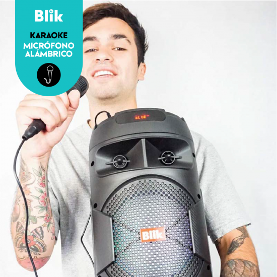 Parlante Bluetooth Karaoke con Microfono Screamer 3 Blik