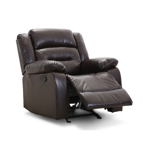 BERGERE RECLINABLE PU MARRÓN MIKASA