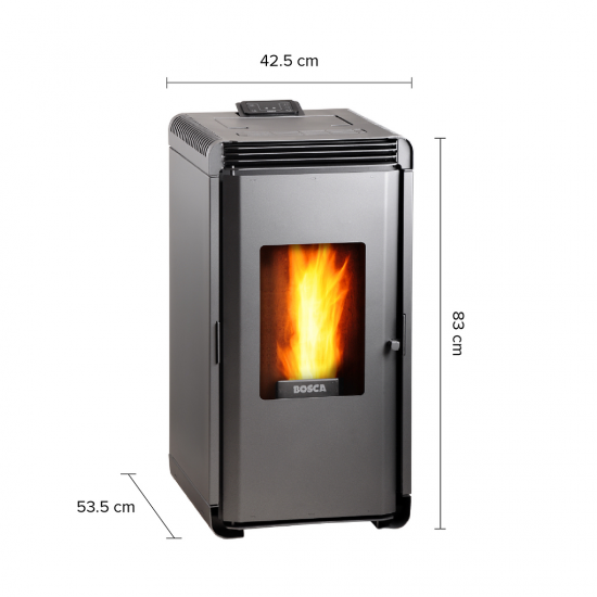 Estufa Combustión Pellet Hera+  Bosca