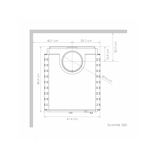 ESTUFA COMBUSTIÓN SCANTEK 360 AMESTI