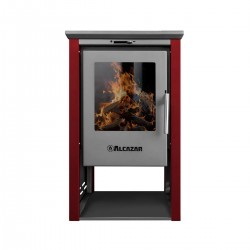 Estufa Combustion Patagonia 380 Burdeo Alcazar