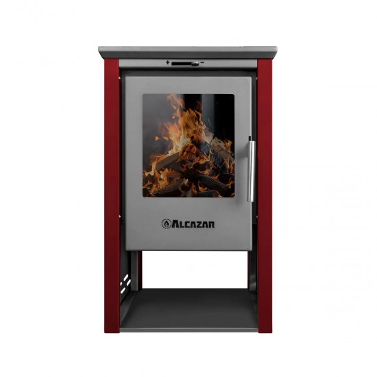 Estufa Combustion Patagonia 380 Burdeo Alcazar