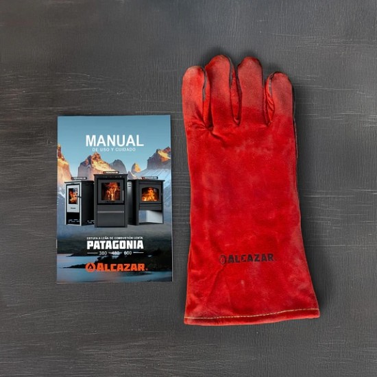 Estufa Combustión Patagonia 480 Burdeo Alcazar