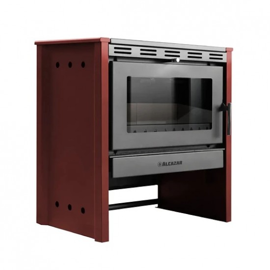 Estufa Combustión Bavara Burdeo Alcazar
