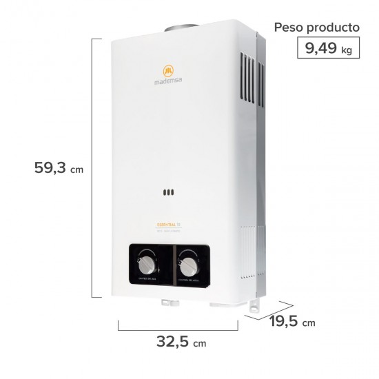 Calefont Essential 10 Eco Mademsa