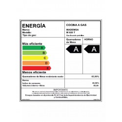 Cocina a Gas M 920T 5 Platos Mademsa