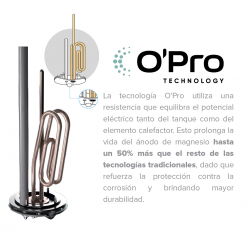 Termo Eléctrico Opro+ de 50 Lts Atlantic