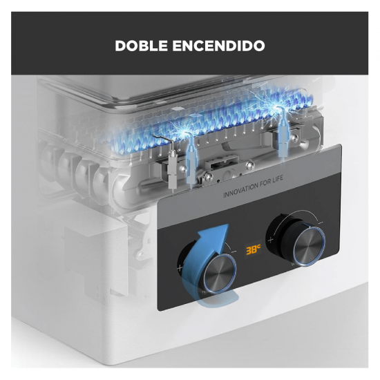 Calefont MGWH5-10MDNCLW-GL de 5 Litros Midea