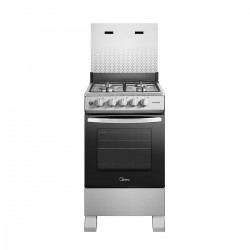 Cocina a Gas 4 Platos MFO-MG20TCSSL Silver Midea