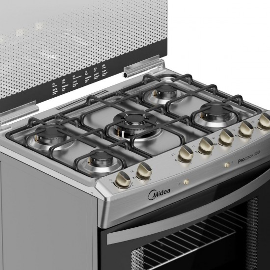 Cocina a Gas 5 Platos MCG-5QPI30NS Midea