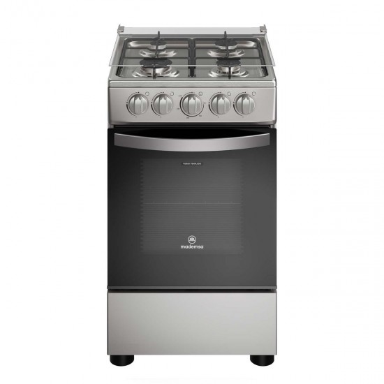 Cocina a Gas 4 Platos FM4LS Inox Mademsa