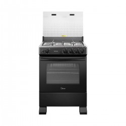 Cocina a Gas 4 Platos MFO-MG24TCSSLBK Negra Midea