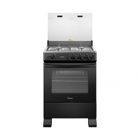 Cocina a Gas 4 Platos MFO-MG24TCSSLBK Negra Midea