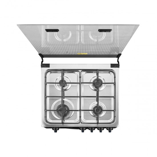 Cocina a Gas 4 Platos MFO-MG24TCSSLBK Negra Midea
