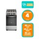 Cocina a Gas 4 Platos FM4ES Silver Mademsa