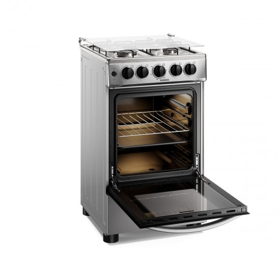 Cocina a Gas 4 Platos FM4ES Silver Mademsa