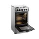 Cocina a Gas 4 Platos FM4ES Silver Mademsa