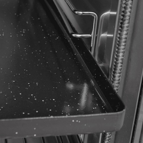 Cocina a Leña S900 Burdeo con Kit de Cañones 6" Alcazar