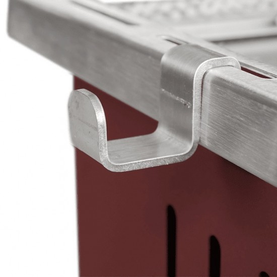 Cocina a Leña S900 Burdeo con Kit de Cañones 6" Alcazar