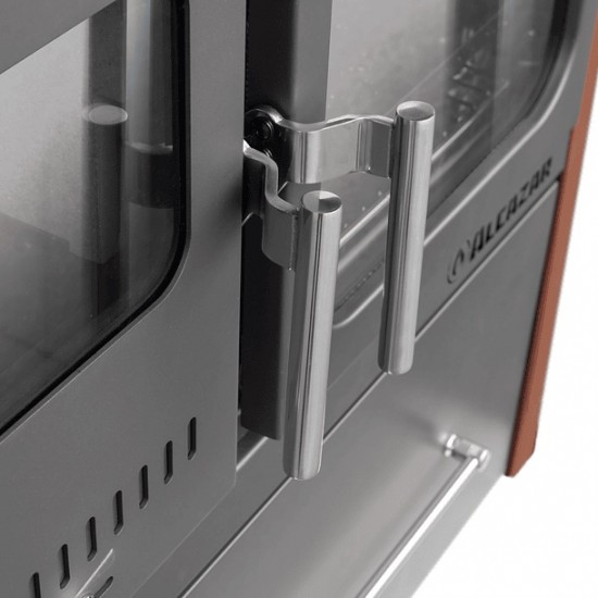 Cocina a Leña M90 Burdeo con Kit de Cañones 6" Alcazar