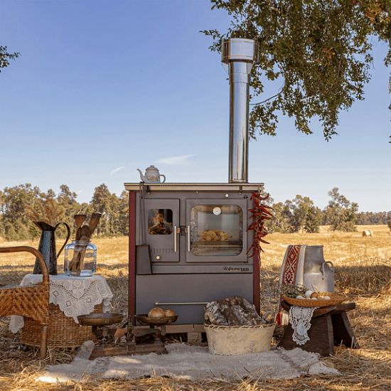 Cocina a Leña M90 Burdeo Alcazar