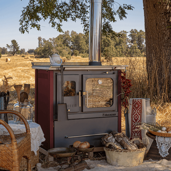 Cocina a Leña M90 Burdeo Alcazar