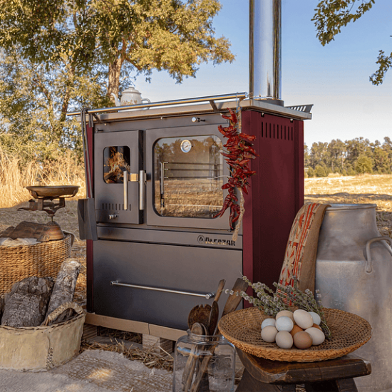 Cocina a Leña M90 Burdeo Alcazar