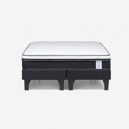Cama New Style 6 de 2 Plazas Base Dividida Rosen