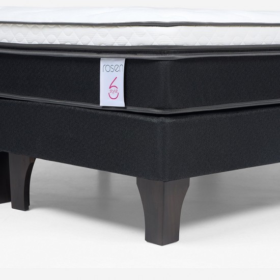 Cama New Style 6 de 2 Plazas Base Dividida Rosen