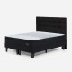 Cama Tempo Super King + Respaldo Issey Grafito Rosen