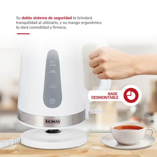 Hervidor de 1,7 Litros TH-4340 Thomas