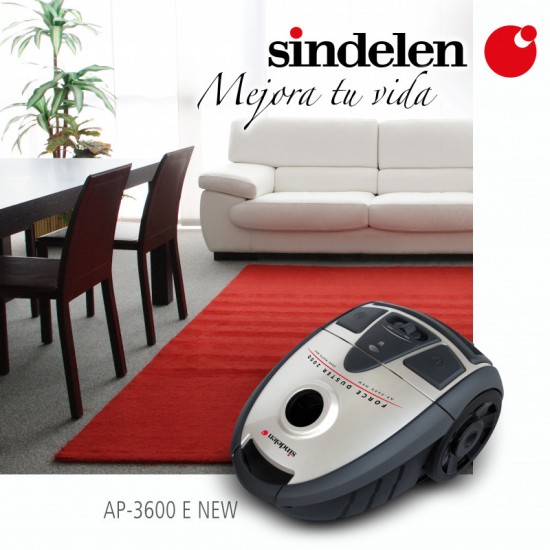 Aspiradora de 4,5 Litros AP-3600EGR Sindelen