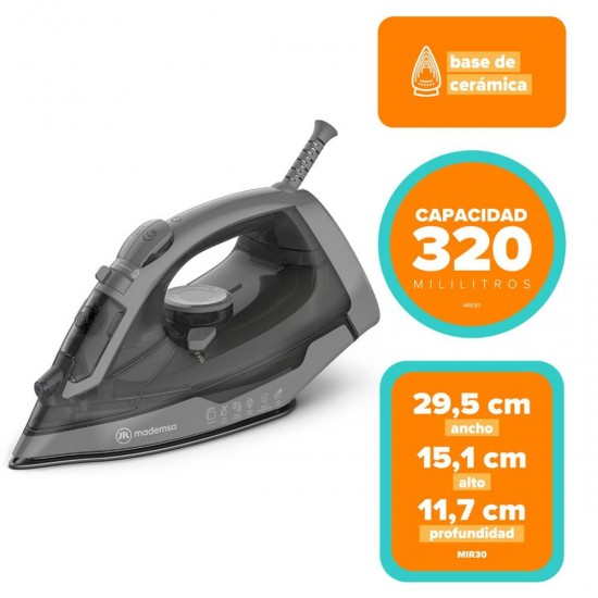 Plancha a Vapor MIR30 Mademsa