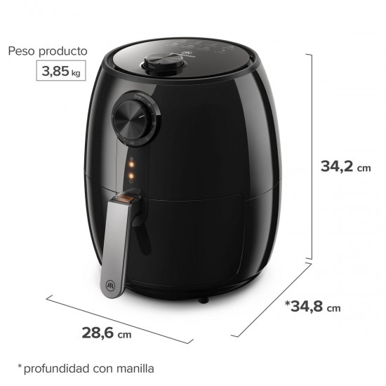 Freidora de Aire de 4,6 Litros MAF15 Mademsa