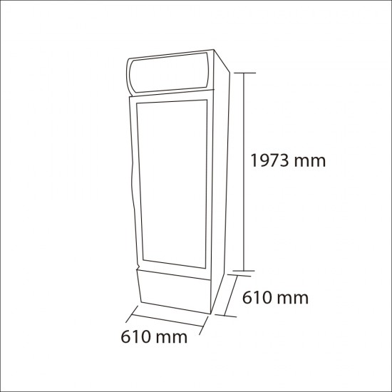 VISICOOLER LG-370 DE 370LT MAIGAS