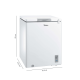 Congelador MFH-1430B186C de 142 Litros Midea