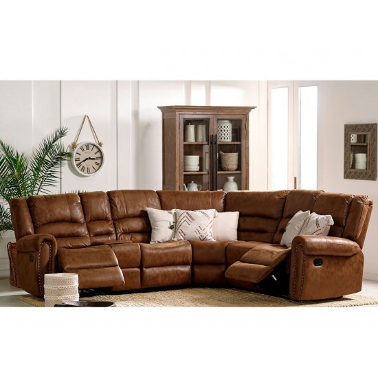 LIVING RECLINABLE CUERO VIEJO PORTA VASO 7245 DANIELS