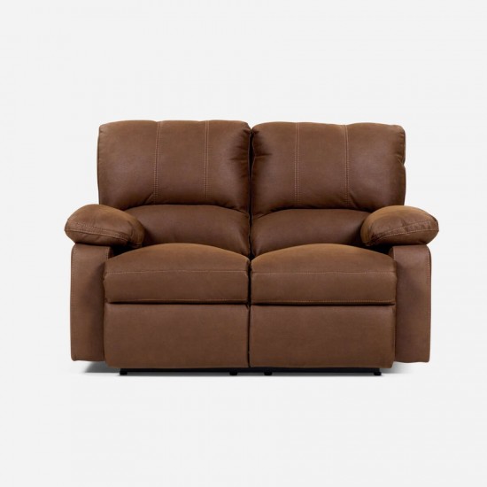 Sofá Reclinable 2 Cuerpos Archie Tela Manual Rosen