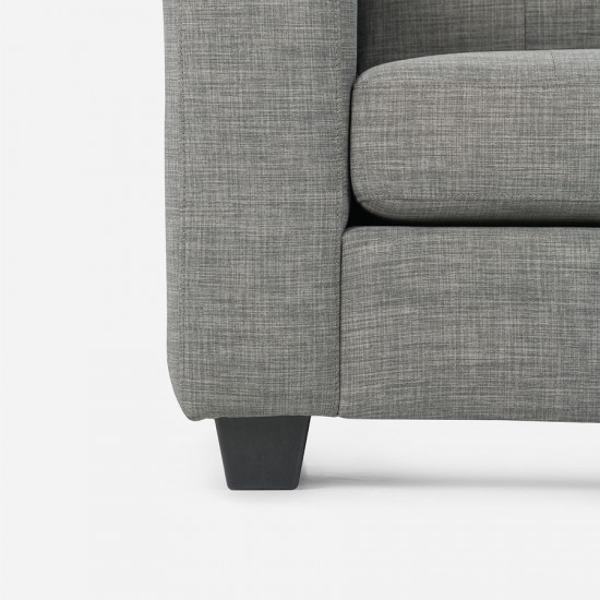 Sofá Mira 3 Cuerpos Zander Gris Rosen