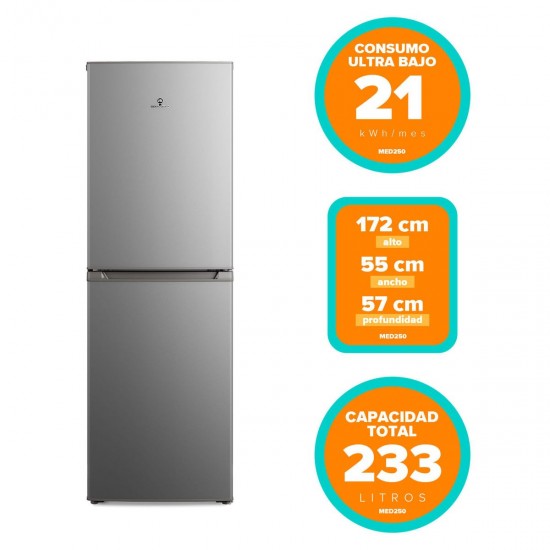 Refrigerador de 248L Frío Directo MED250 Mademsa