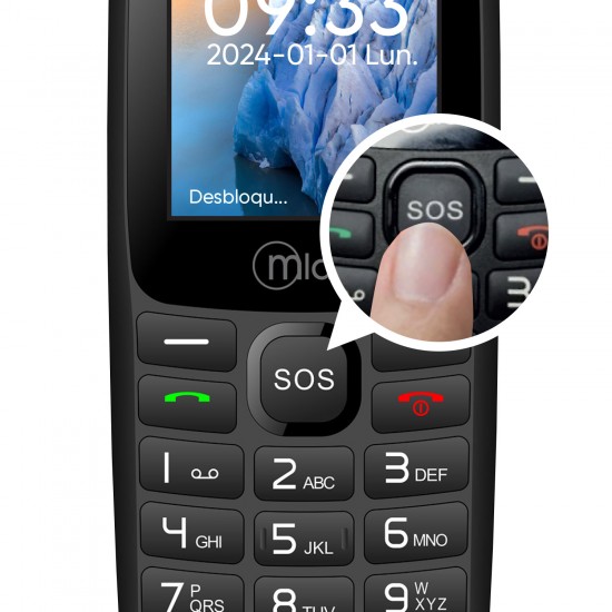 Teléfono Senior Barra 4G 9387 Mlab Teléfono Senior Barra 4G 9387 Mlab